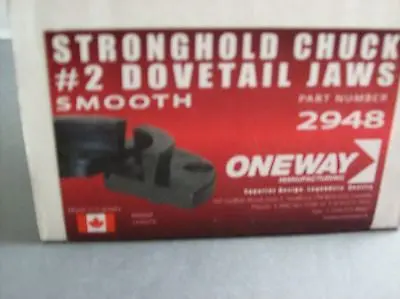 Woodturning Oneway #2 Smooth Dovetail Jaws # 2948 For The Stronghold Chuck 2