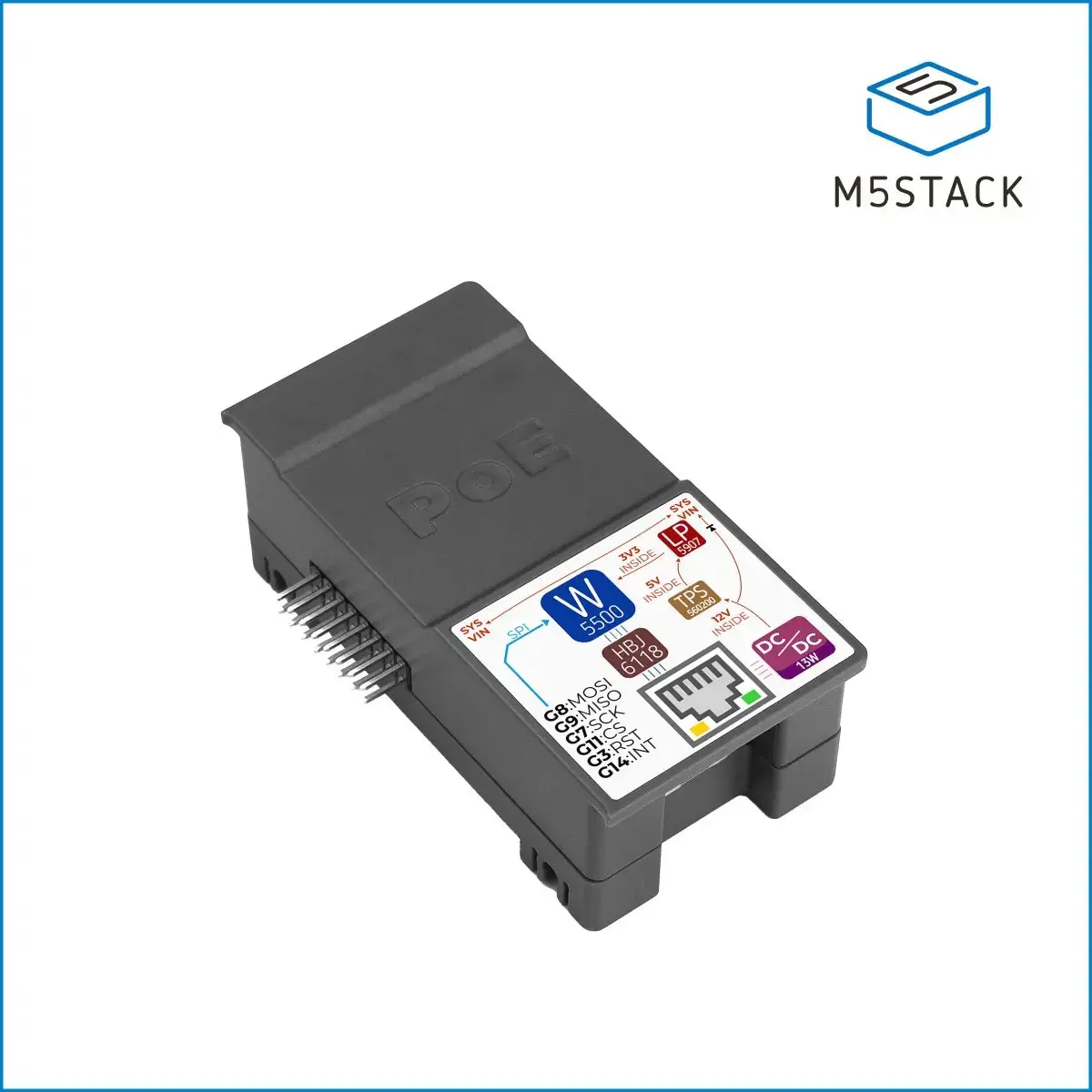 Poe Module For Stamplc (W5500) 1