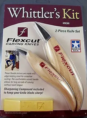 Flexcut Two Piece Whittlers Knife Set Kn300 1
