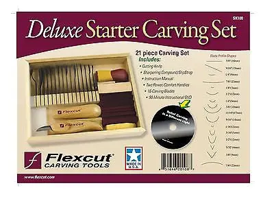 Flexcut Deluxe 21 Piece Starter Set Sk108    Sale$226.95 1