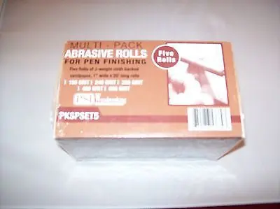 Woodworking Multi Pack Abrasive Rolls, 5 Grits 1