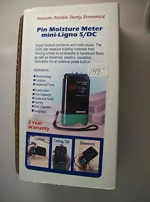 Moisture Meter Lignomat Sd/C With Built In Pins And Connector 1