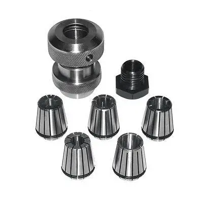 Woodturning Collet Chucking System W/ 5 Collets 1