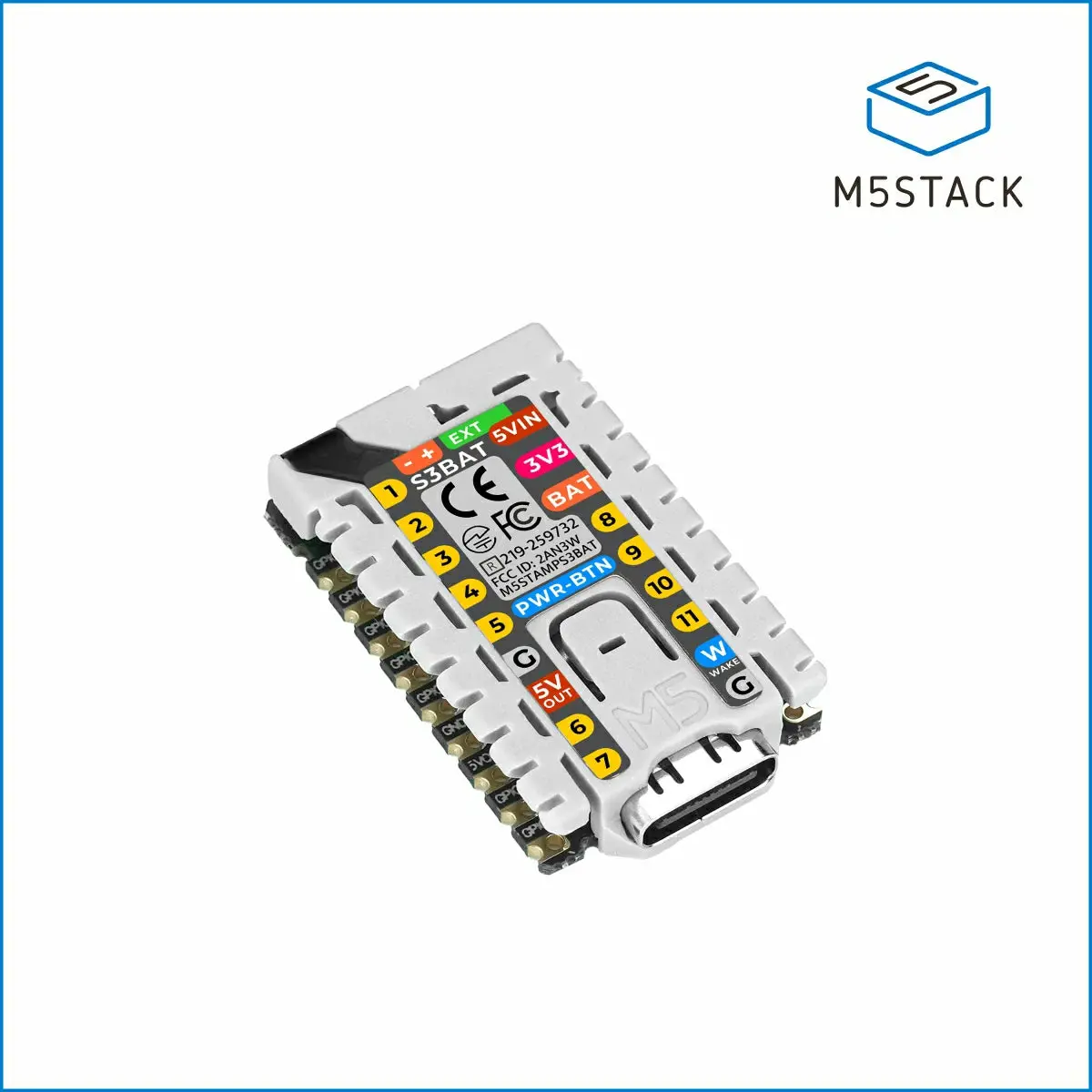 M5stamps3 Bat Module With Battery Connector 1