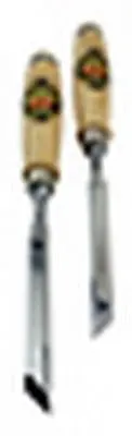 Chisels Two Cherries Skewed Bevel Edged 1/2" (12Mm) Pair 1
