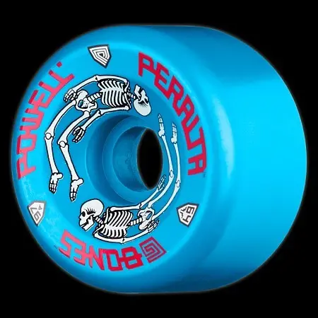 Powell Peralta G Bones Skateboard Wheels 64Mm - Blue 1