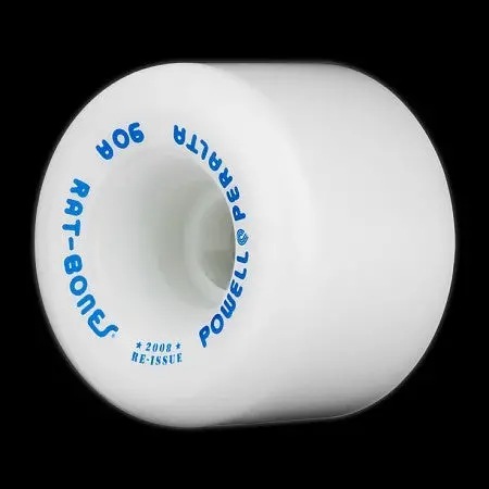 Powell Peralta Rat Bones Skateboard Wheels 60Mm 90A White 1