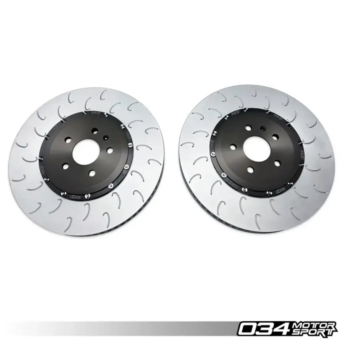 034Motorsport 2-Piece Floating Front Brake Rotor Upgrade Kit - Rs3 8Y 1