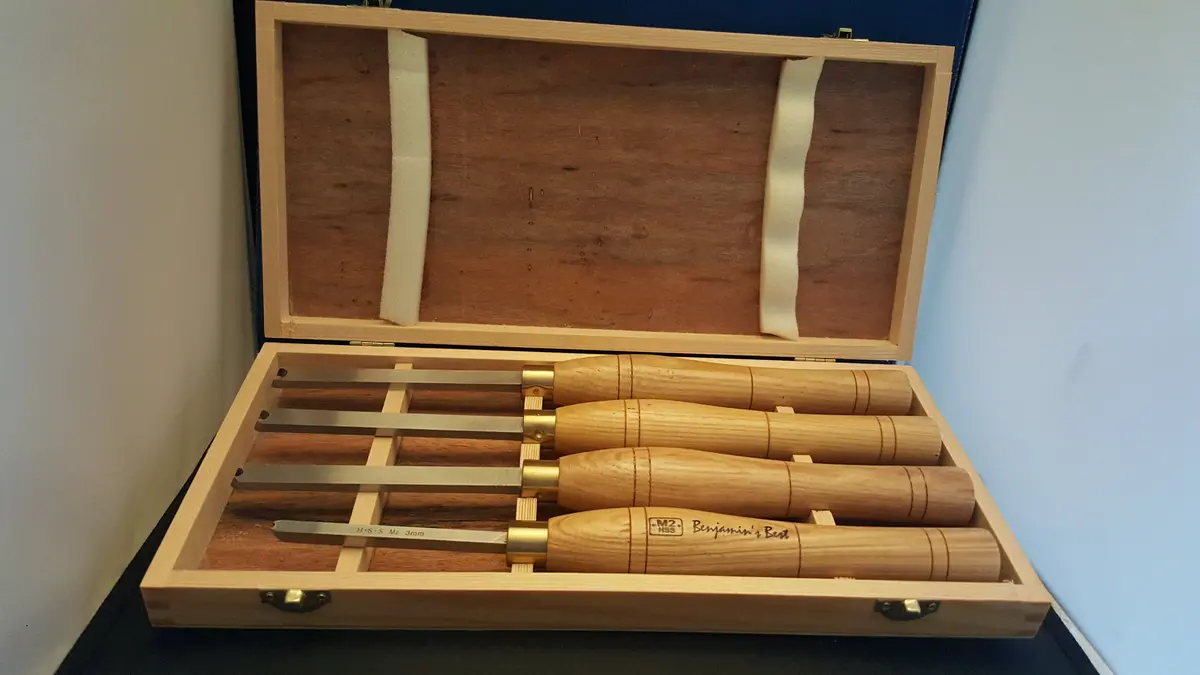 Woodturning Boxed Set Of Four Bead Cutting Chisels 1