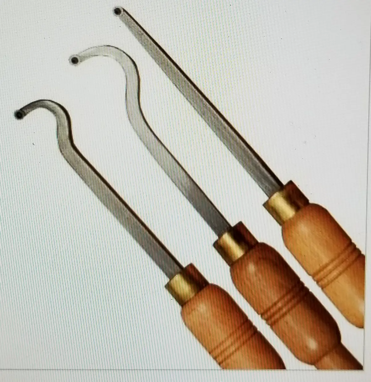 3Pc Carbide Mini Hollowing Tool Set 1