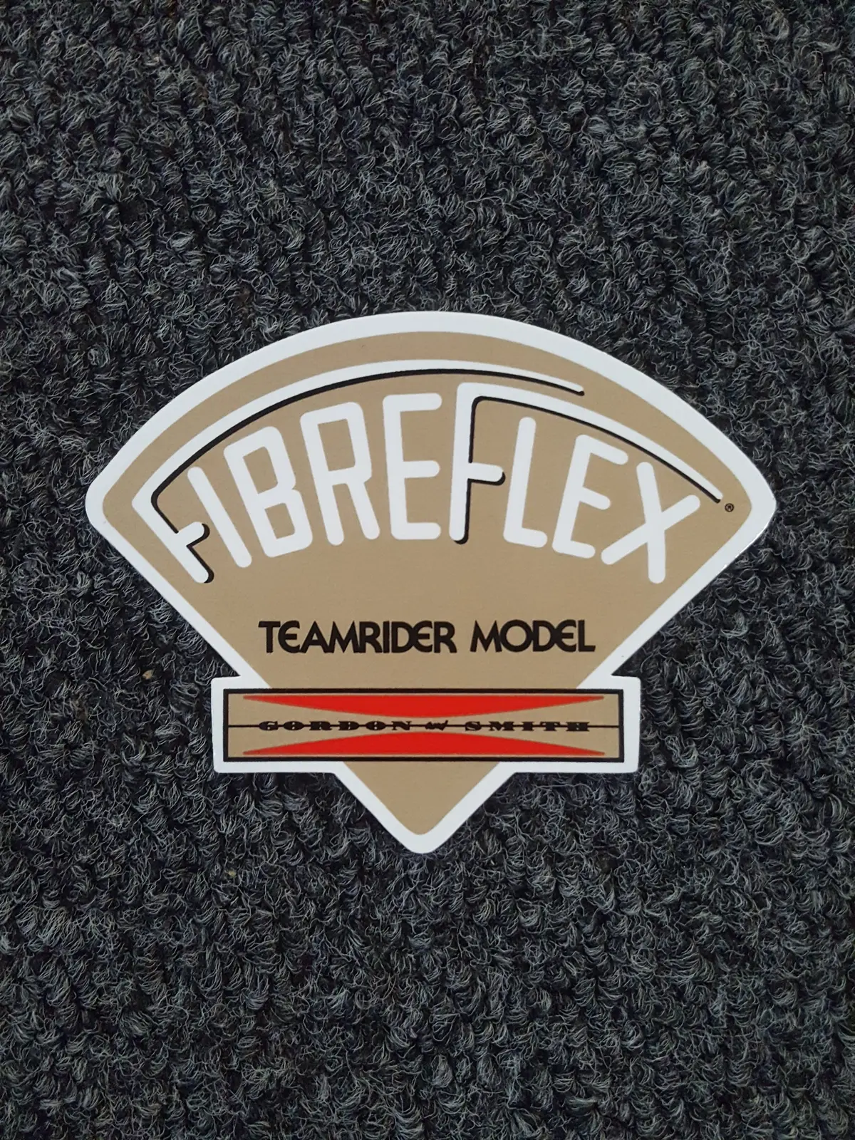 G&S Gordon And Smith Fibreflex Sticker -Gold-  Teamrider 1