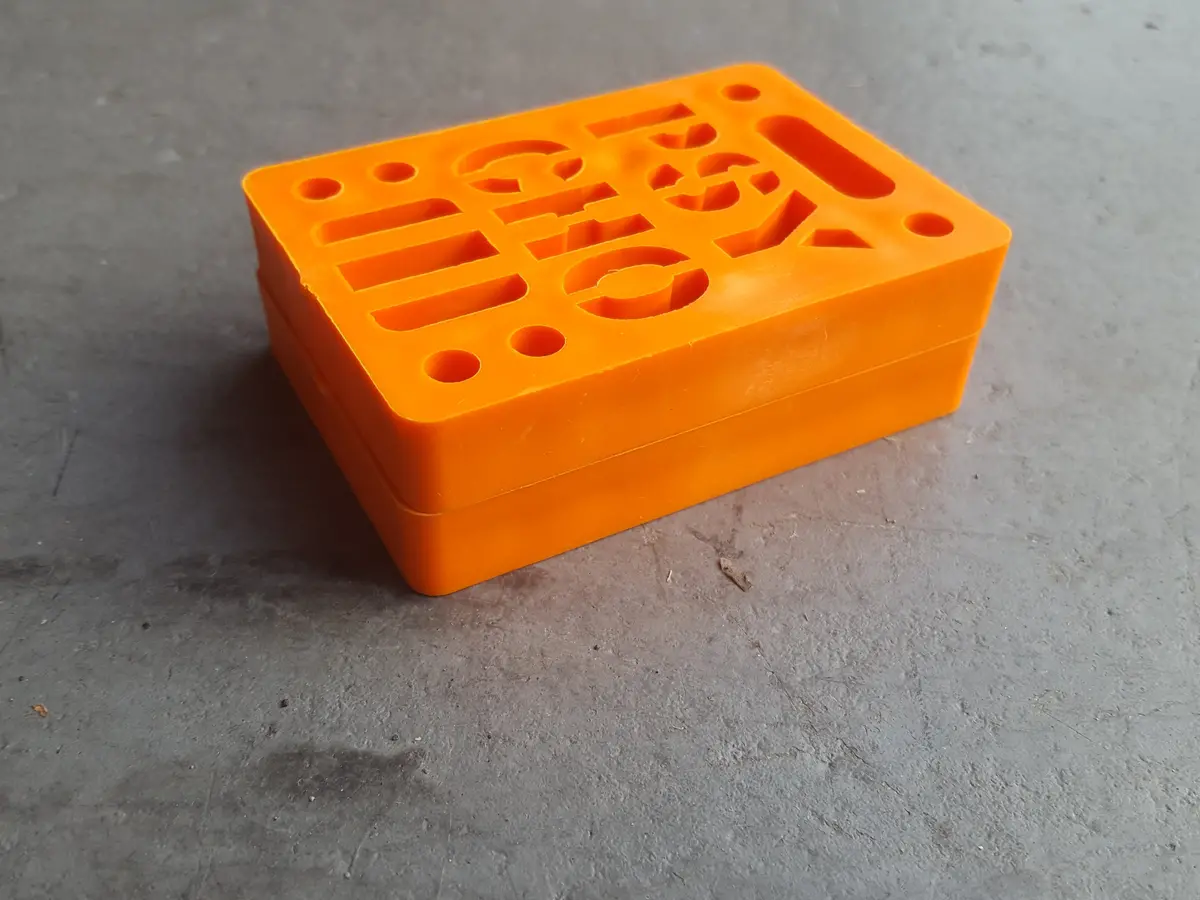 Riser Pads Psycho Risers - 1/2" Orange 1