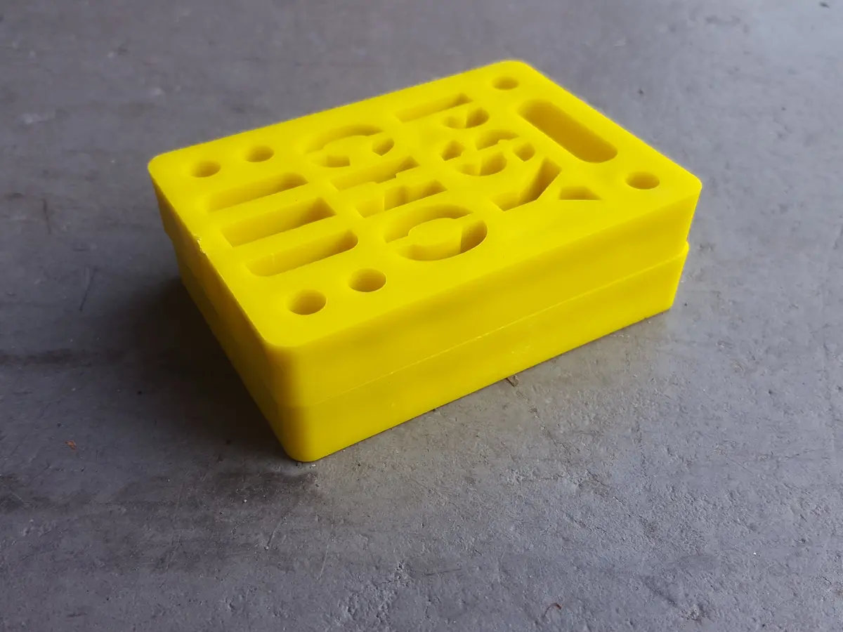 Riser Pads Psycho Risers - 1/2" Yellow 1
