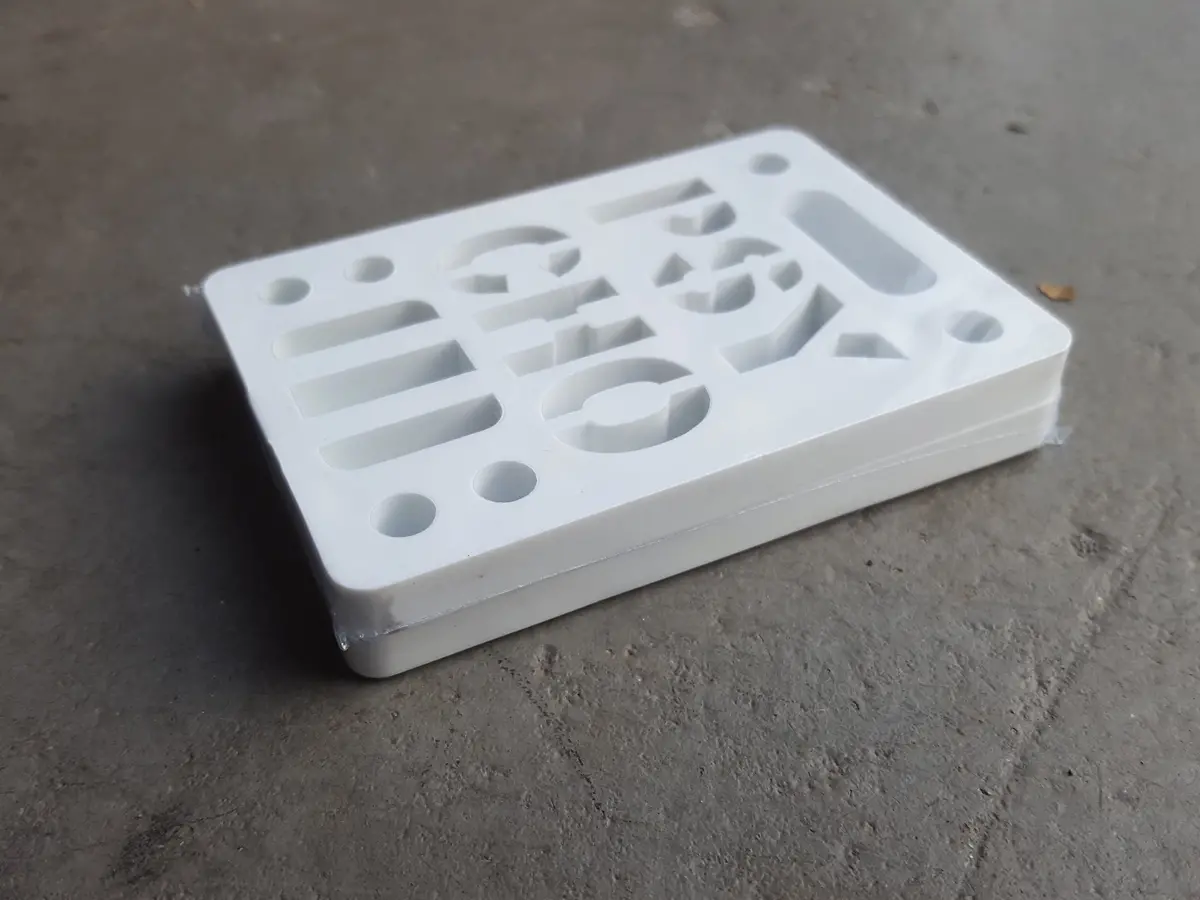 Riser Pads Psycho Risers - 1/4" White 1