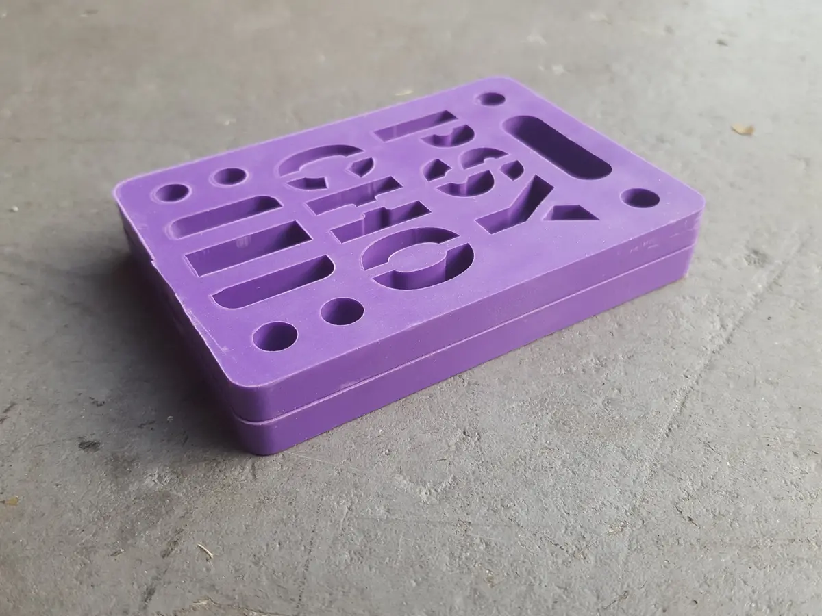 Riser Pads Psycho Risers - 1/4" Purple 1