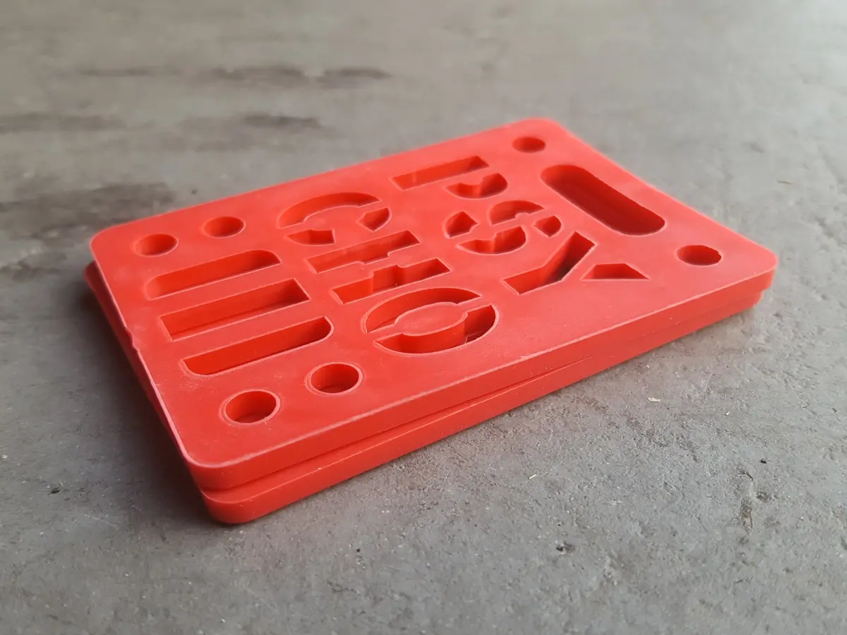Riser Pads Psycho Risers - 1/8" Red 1