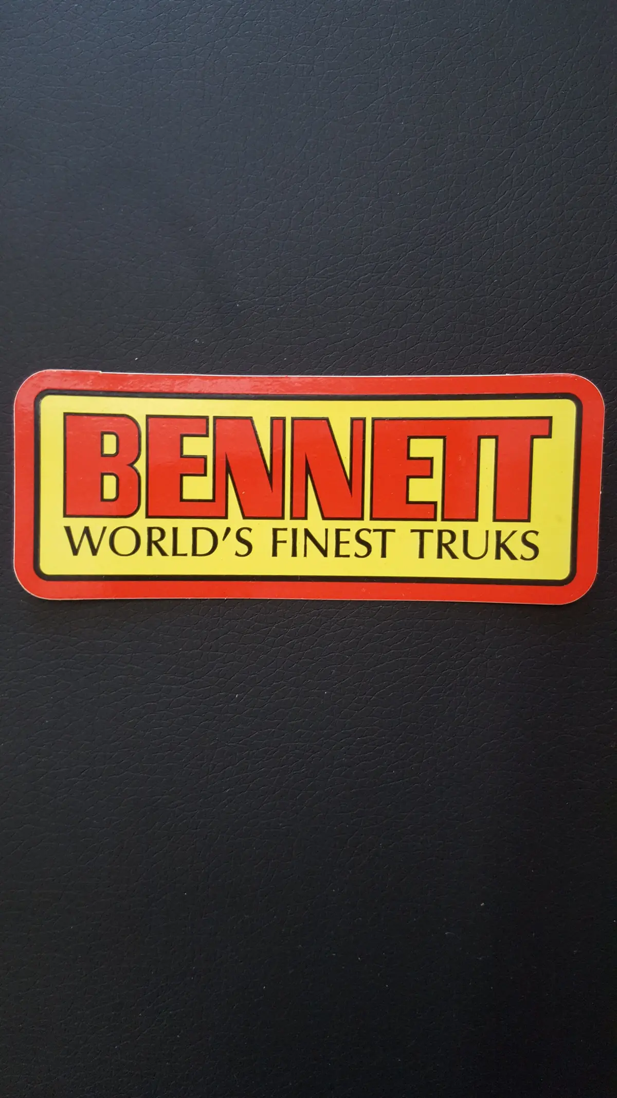 Bennett Skateboard Trucks Sticker 70S Style 1