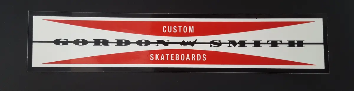 G&S Gordon And Smith Custom Skateboard Sticker - 6.25" 1