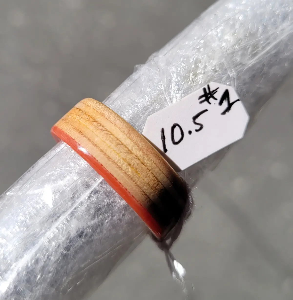Recycled Bo-Tuff Skateboard Ring Size 10.5 (#1) 1