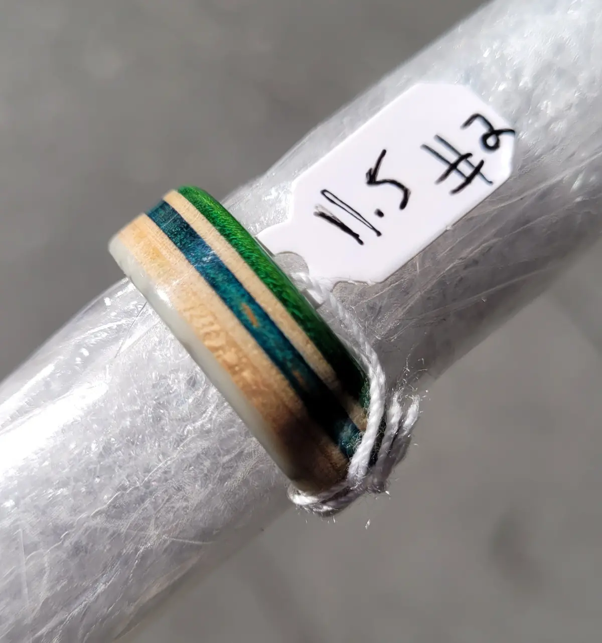 Recycled Bo-Tuff Skateboard Ring Size 11.5 (#2) 1