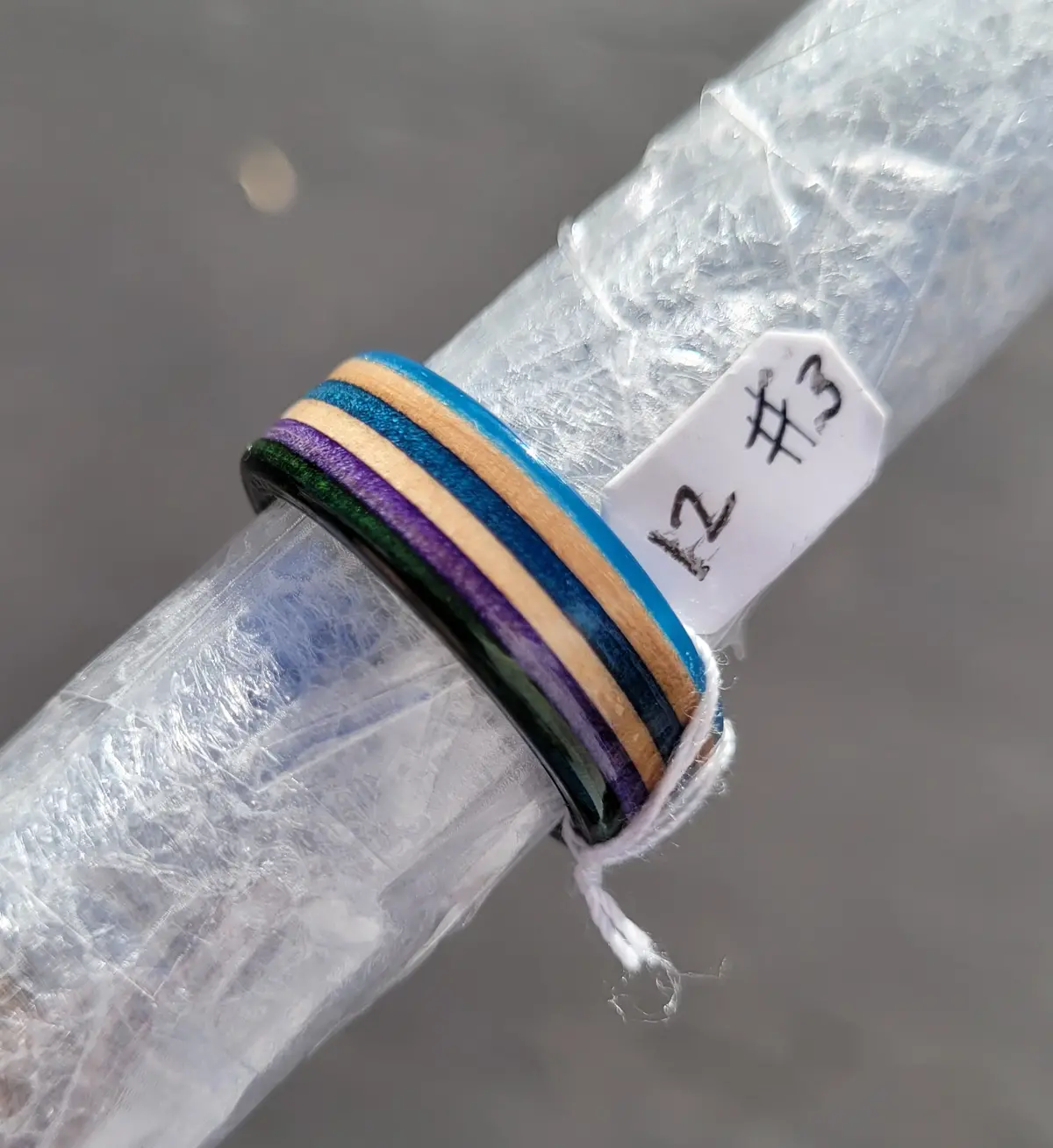 Recycled Bo-Tuff Skateboard Ring Size 12 (#3) 1