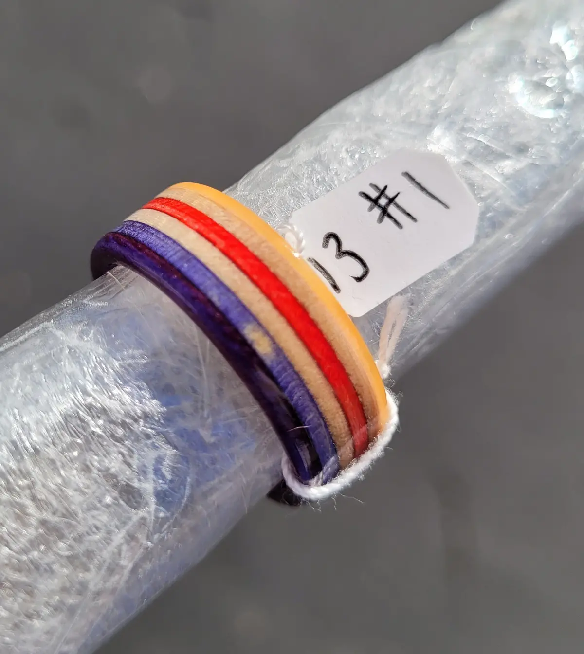 Recycled Bo-Tuff Skateboard Ring Size 13 (#1) 1