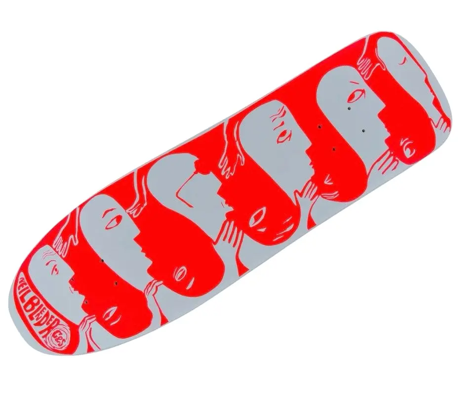 G&S Neil Blender Faces Skateboard Deck Orange 1