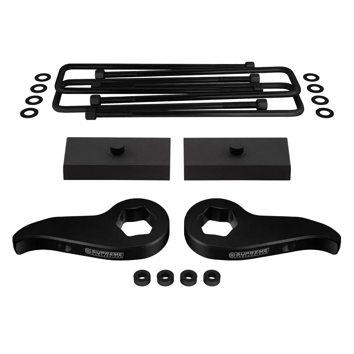 2011-2019 Chevrolet Silverado Hd Full Suspension Lift Kit 4Wd 4X4 8Lug | | Supreme's New Hd Steel Lift Blocks! 1