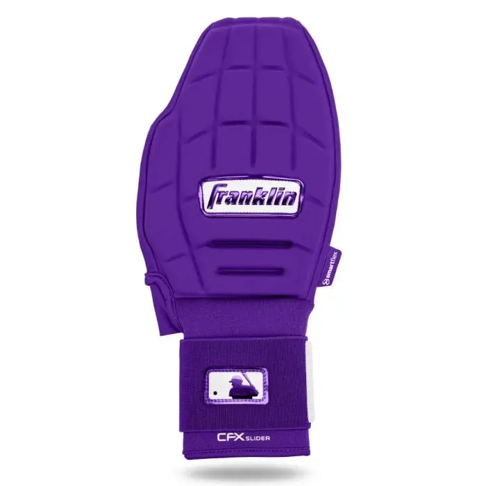 Franklin Cfx Slider Prt Adult Sliding Mitt - Purple 1