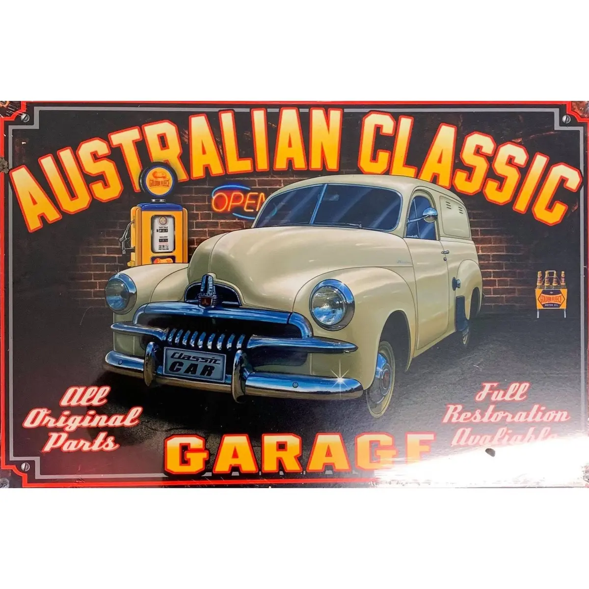 Tin Sign Holden Panel Van 1