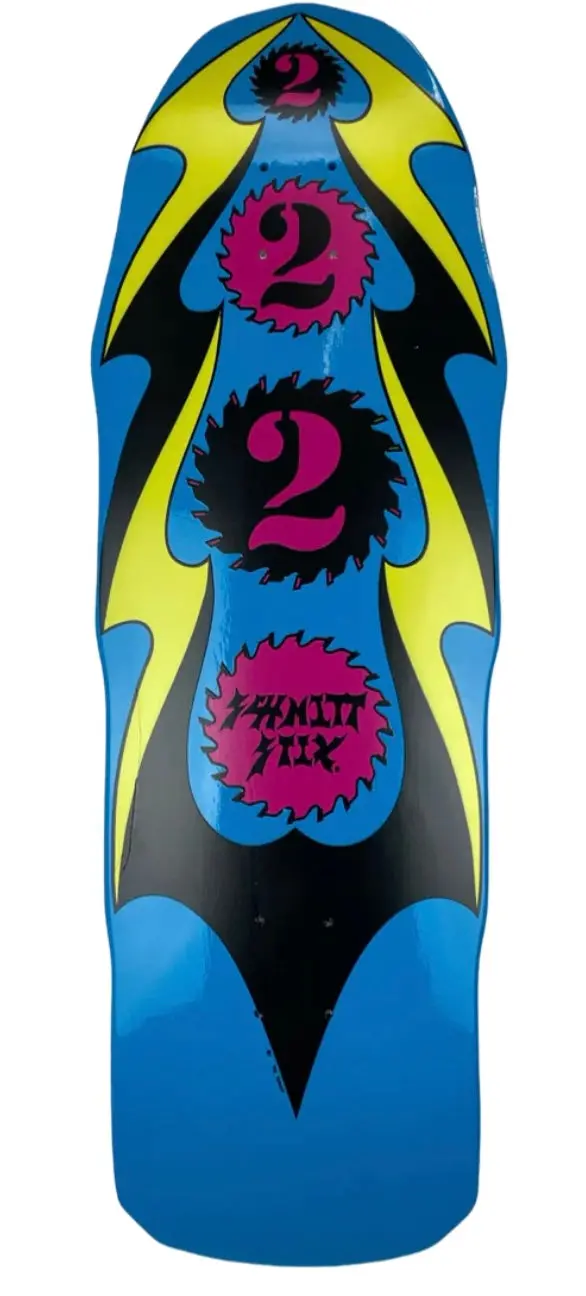New Schmitt Stix Ripsaw 2 Skateboard Blue Dip 1