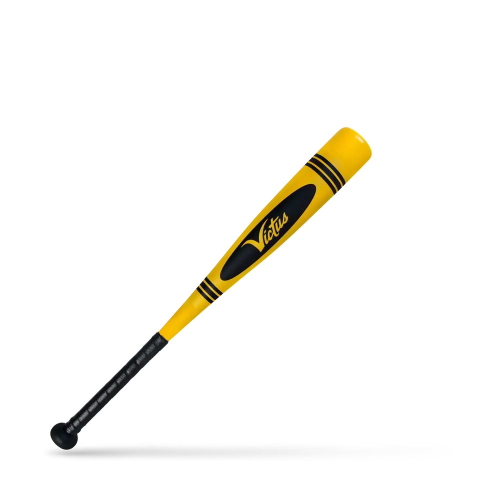 Victus Vibe Crayon Jbb Foul Pole Yellow (-10) Baseball Bat 1