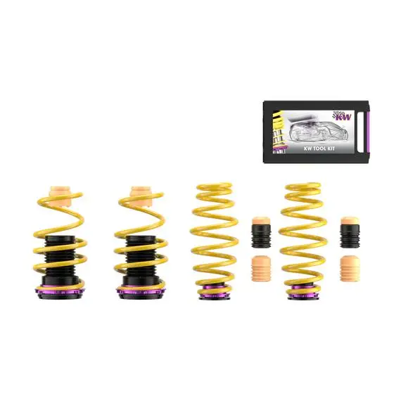 Kw Height-Adjustable Springs Kit (Lowering Springs) - (Cupra R, Cupra, Golf Gtd, Gti, R) 1