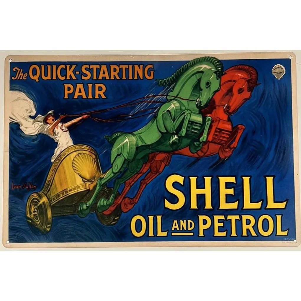 Tin Sign Shell Oil And Petrol 1