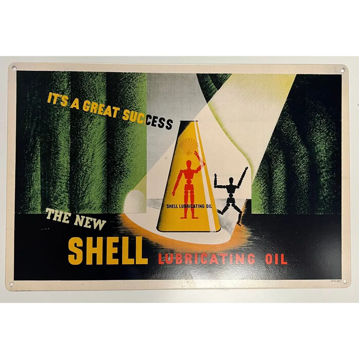 Tin Sign Shell Oil 1
