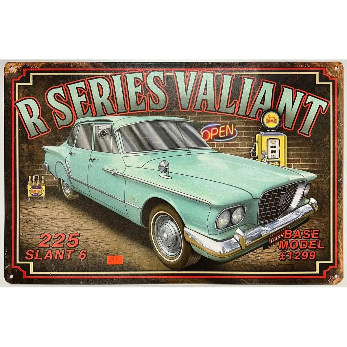 Tin Sign R Series Valiant 1