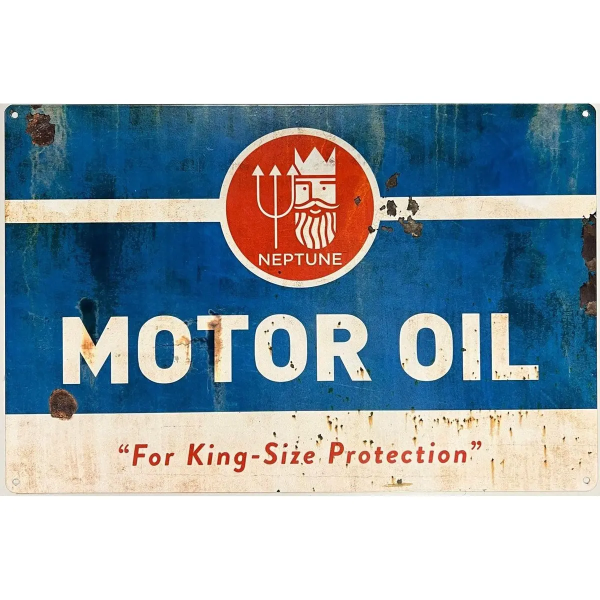 Tin Sign Neptune Motor Oil 1