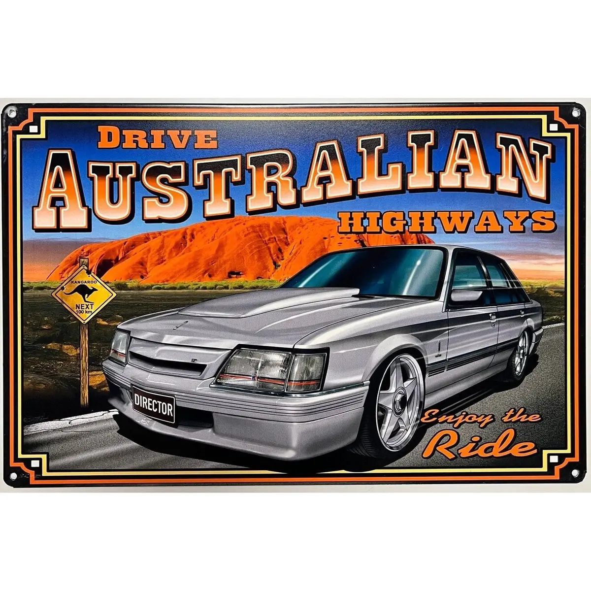 Tin Sign Holden Enjoy The Ride 1