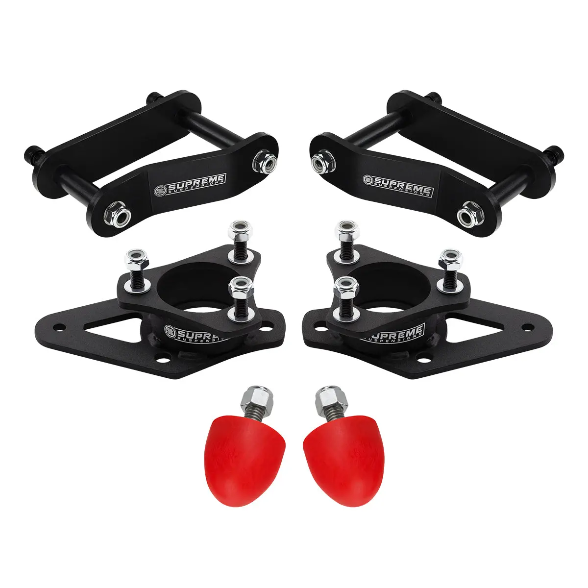 2005-2015 Nissan Xterra 3" Front + 2" Rear Suspension Lift Kit 2Wd 4Wd | Polyurethane Uca Bump Stops Included 1