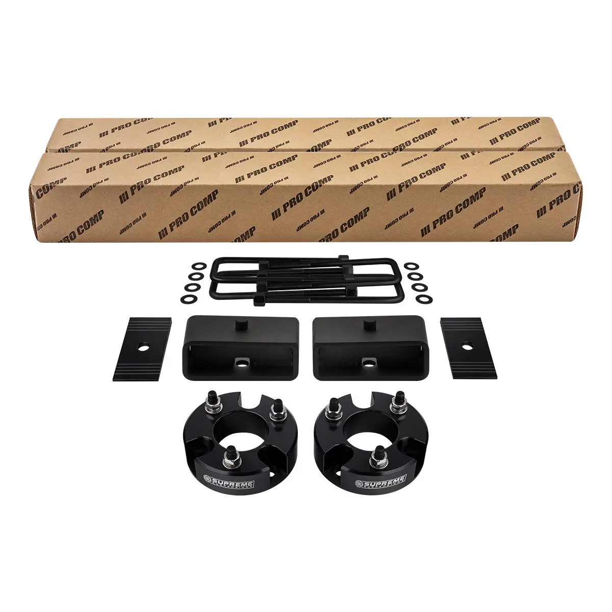 2005-2019 Nissan Frontier Full Suspension Lift Kit With Axle Shims & Rear Pro Comp Pro-X Shocks 2Wd 4Wd 1