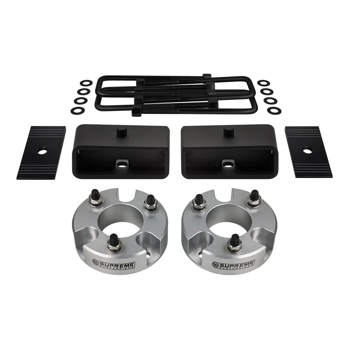 2005-2023 Nissan Frontier Full Suspension Lift Kit / Shims 4X2 4X4 Silver 4