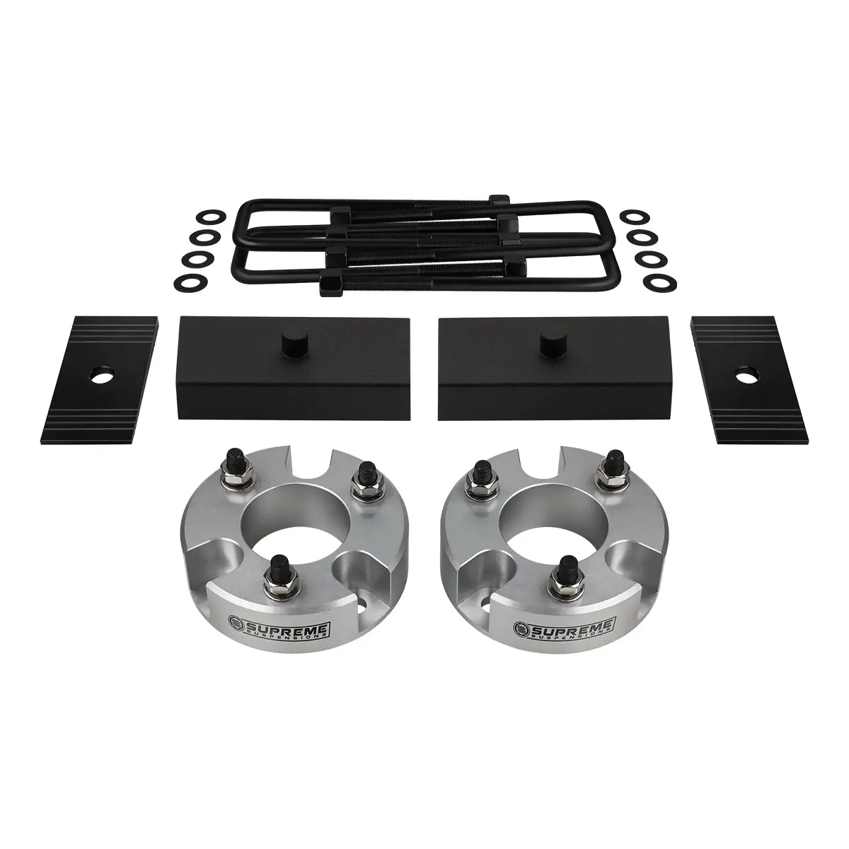 2005-2023 Nissan Frontier Full Suspension Lift Kit / Shims 4X2 4X4 Silver 1