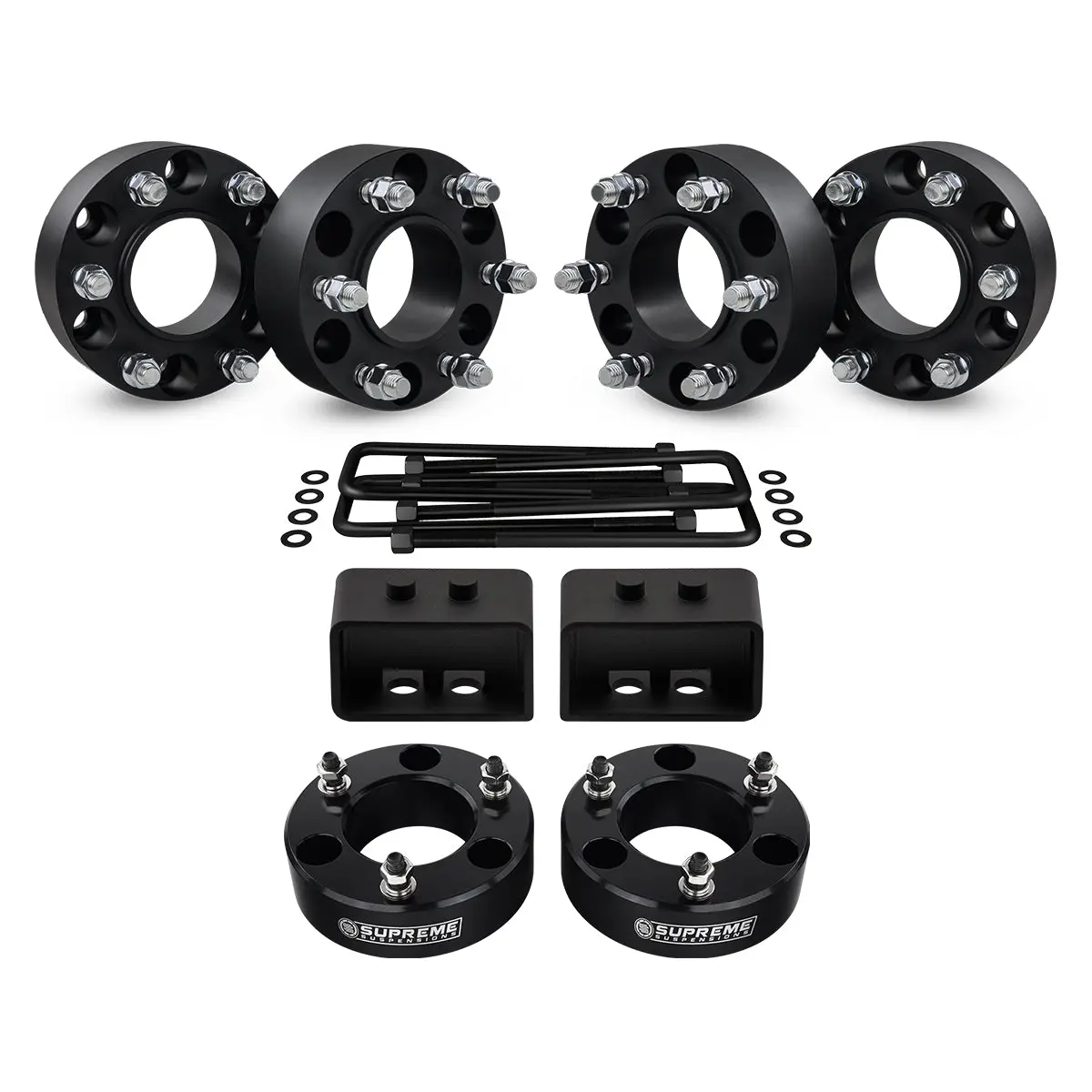 2004-2014 Ford F150 Full Suspension Lift Kit & 2" Hub Centric Wheel Spacers 2Wd 4Wd 1