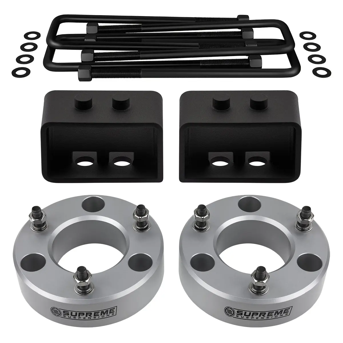 2004-2008 Ford F-150 Full Suspension Lift Kit 2Wd - Silver 1