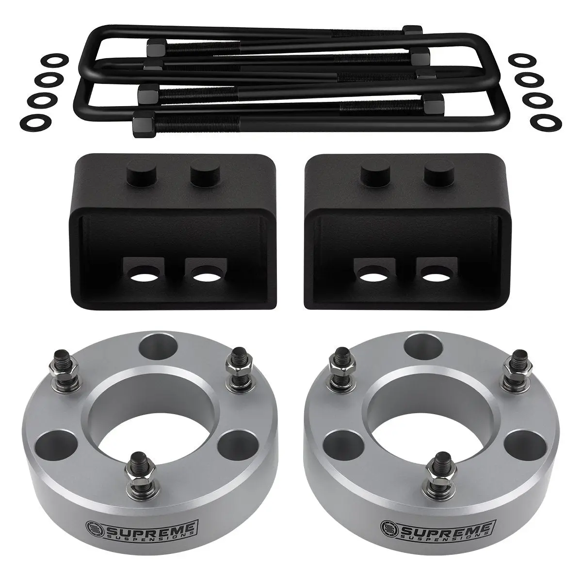 2009-2022 Ford F-150 Full Suspension Lift Kit 2Wd - Silver 1