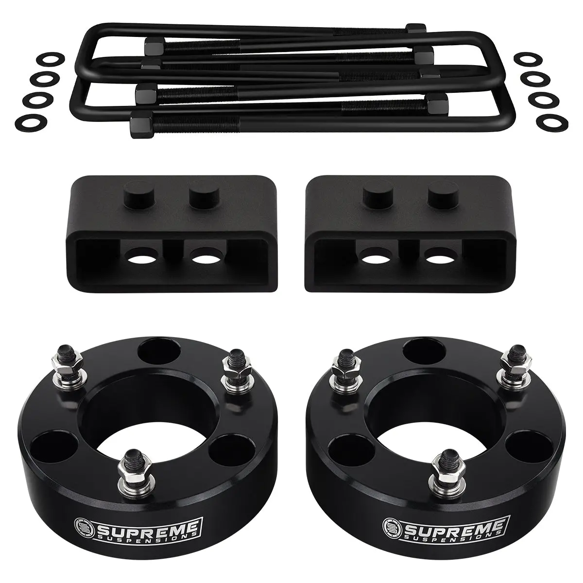 2004-2008 Ford F-150 Full Suspension Lift Kit 4Wd - Black 1