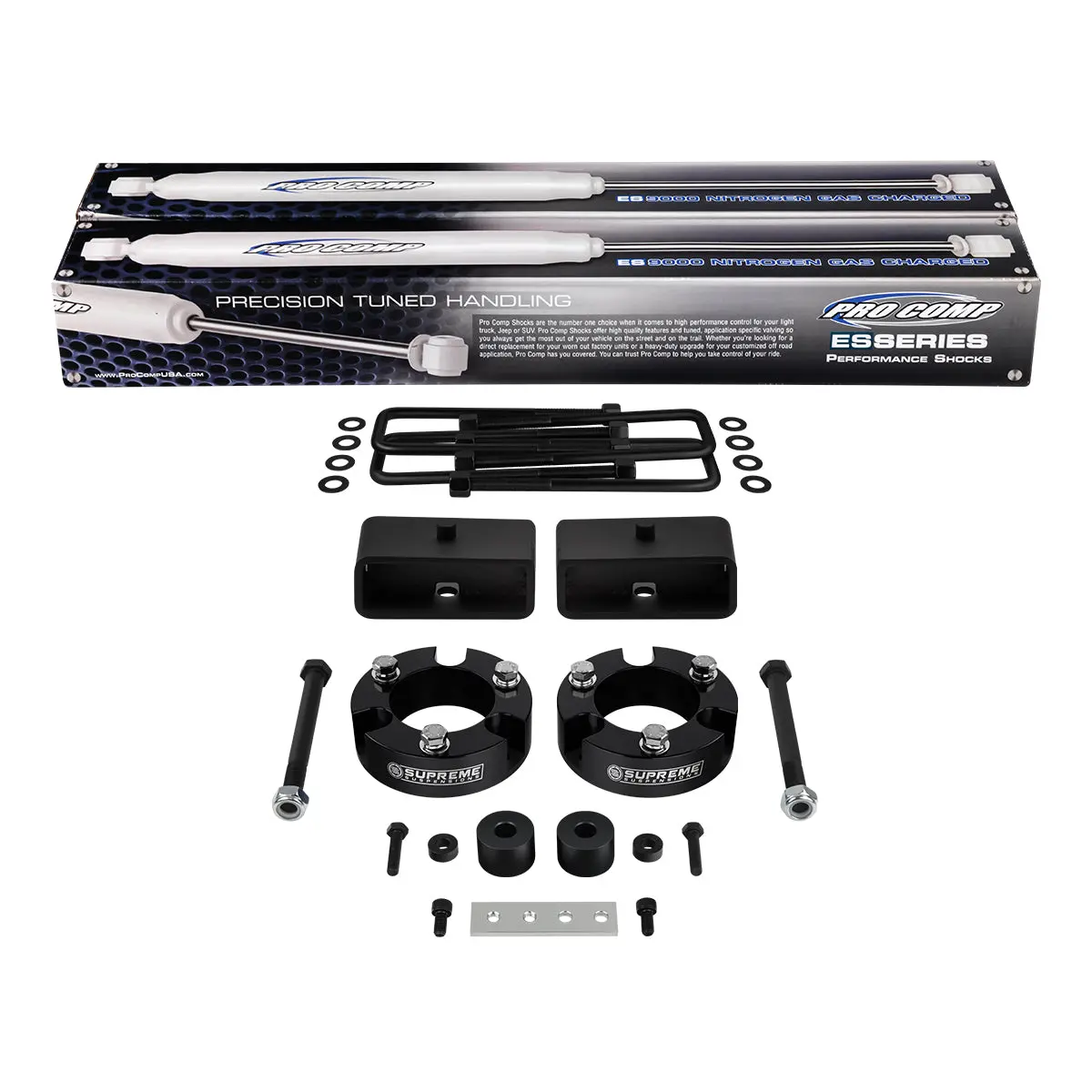 1999-2006 Toyota Tundra Full Suspension Lift Kit With Differential Drop Kit & Rear Pro Comp Es9000 Shocks 4Wd 1