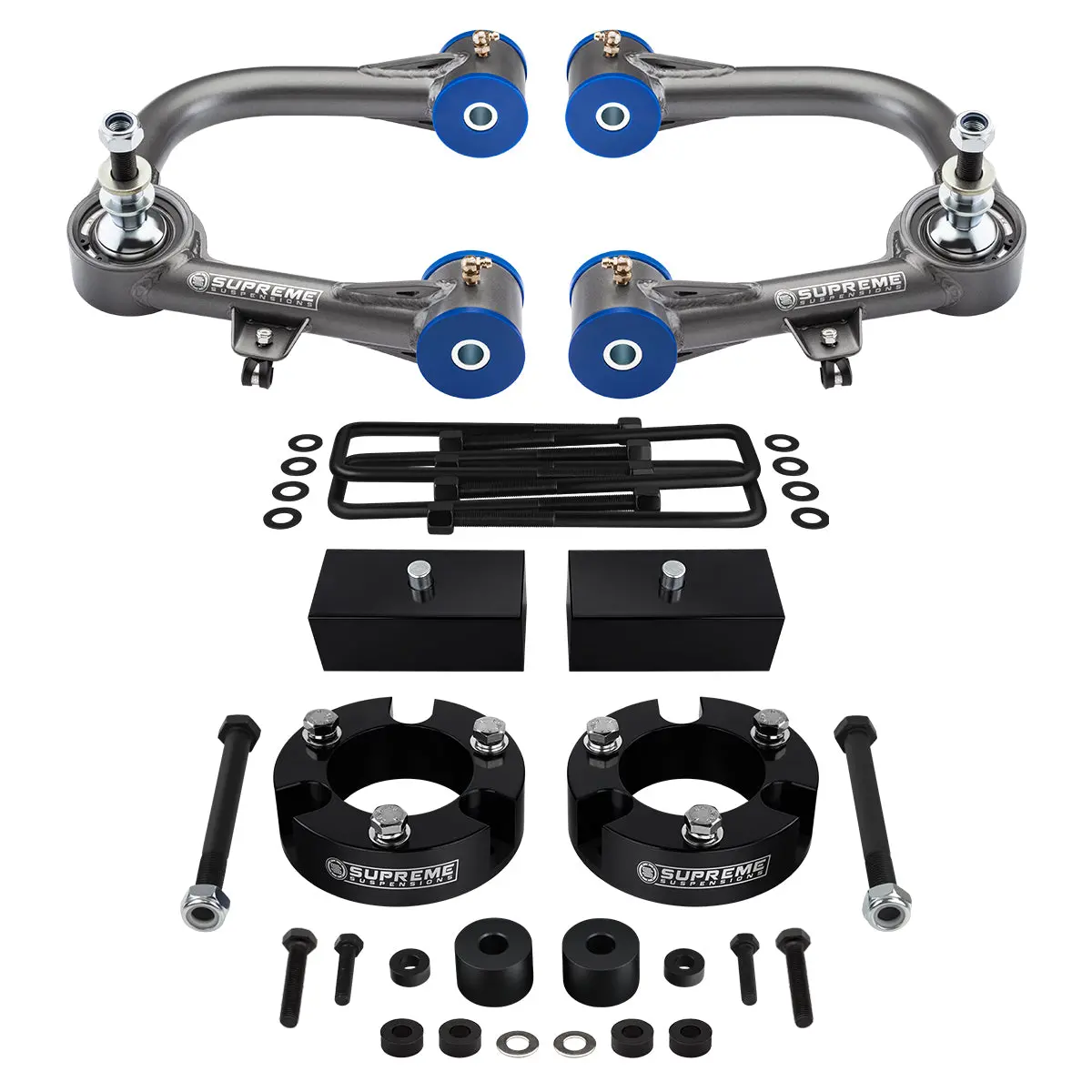 2005-2023 Toyota Tacoma Full Suspension Lift Kit & Differential Drop Kit 4Wd + Upper Control Arms  W/ Uni Ball, Fk Bearings & Polyurethane Bushings 2