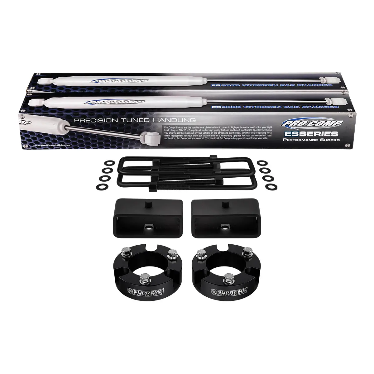 2005-2015 Toyota Tacoma Full Suspension Lift Kit & Rear Pro Comp Shocks 2Wd 1