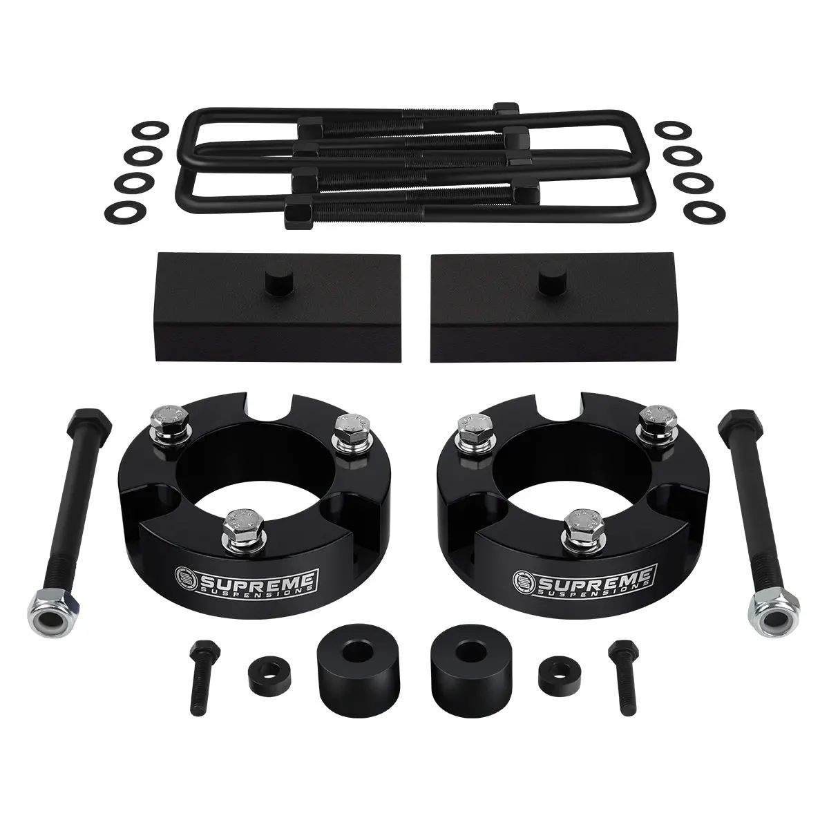 2005-2023 Toyota Tacoma Full Suspension Lift Kit With Diff Drop Kit 4Wd + New Hd Steel Lift Blocks 1